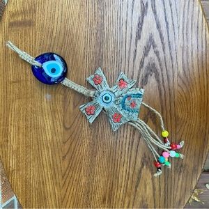 Evil Eye protector home decor Hamsa Windmill NEW